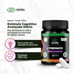 Magnesio L - Treonato 1000mg 60 capsulas 100% Puro Natural Sempre - Imagem 2