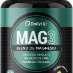Magnesio Mag 3 Dimalato Treonato Glicina Magnesium 1000mg 100% Puro 60 Comprimidos Mastigaveis Sem Glúten Sabor Maracujá