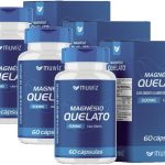 Magnesio Quelato 500mg 60 Capsulas Muwiz - 3 Caixas