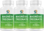 Magnesio Treonato 500mg Life One 360 Cápsulas Kit 3 Unidades