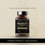 Magnesio Treonato + L- Tirosina Puro 500Mg Ultra Concentrado 60Cáps Ecomev (1) - Imagem 2