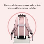 Mochila Feminina Bolsa Escolar Impermeável Para Notebook 15,6 Polegadas- Mochila Casual Grande de Nylon-Mochila para Viagem-VANOVA