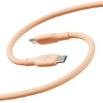Motorola, Cabo de Dados Silicone, 2 Metros USB-C - USB-C, Pêssego