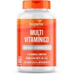 Multivitamínico A-Z - 17 Vitaminas e Minerais com Complexo B e Antioxidantes, 60 Cápsulas, Bigens (Unidade)