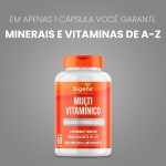 Multivitamínico A-Z - 17 Vitaminas e Minerais com Complexo B e Antioxidantes, 60 Cápsulas, Bigens (Unidade) - Imagem 2