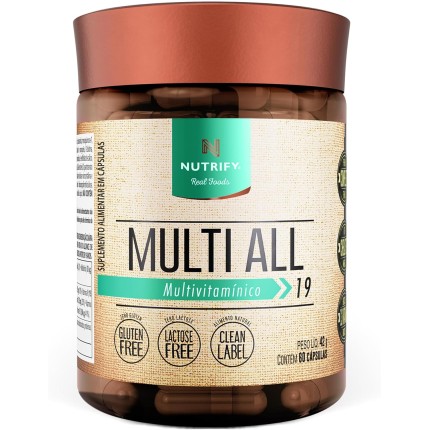 Nutrify - Multivitamínico Multi All - 60 Cápsulas