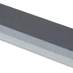 Pedra para Afiar Faca Lâmina Lima 6" Duas Faces Grão 120/320 Carbureto de Silício