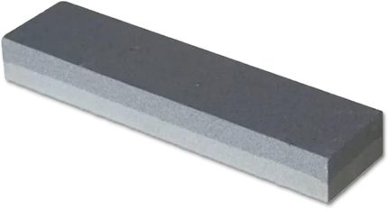 Pedra para Afiar Faca Lâmina Lima 6" Duas Faces Grão 120/320 Carbureto de Silício