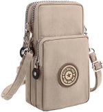 Pequena bolsa transversal para mulheres, mini bolsa de celular carteira com alça ajustável sobre o ombro