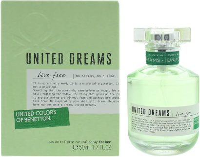 Perfume United Dreams Live Free 50ml Edt Feminino Benetton