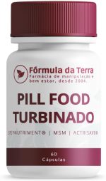 Pill Food Turbinado com Silício Orgânico, MSM e Biotina – Cabelos, Pele e Unhas | 60 Cápsulas
