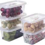 Plasútil Pop - Conjunto de Potes Retangulares com 5 Unidades, 380 ml cada