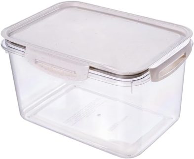 Pote Trava Mais Retangular Cristal 4L Plasútil