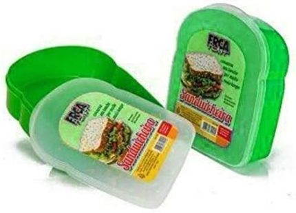 SANDUICHEIRA DE PLÁSTICO (VERDE)