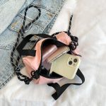 Sacola feminina para mulheres, bolsas transversais modernas, pacote cilíndrico, bolsas de ombro com mensageiros de nylon