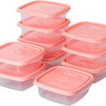 Sanremo - Kit com 10 Potes Plásticos Quadrados de 530mL, Linha Fácil