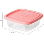 Sanremo - Kit com 10 Potes Plásticos Quadrados de 530mL, Linha Fácil - Imagem 2