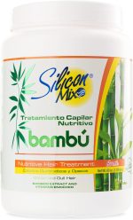 Silício Mistura Bambu Nutritivo tratamento do cabelo, 60 onças