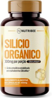 Silício Orgânico 500mg 60 Cápsulas SiliciuMax® 100% Original