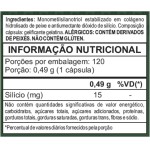 Silício Orgânico Dipp 490mg 120 Cápsulas 2 Frascos - Suplemento Mineral para Beleza da Pele, Unhas e Cabelos - Imagem 2