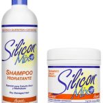 Silício tratamento do cabelo mistura e champô 16 onças