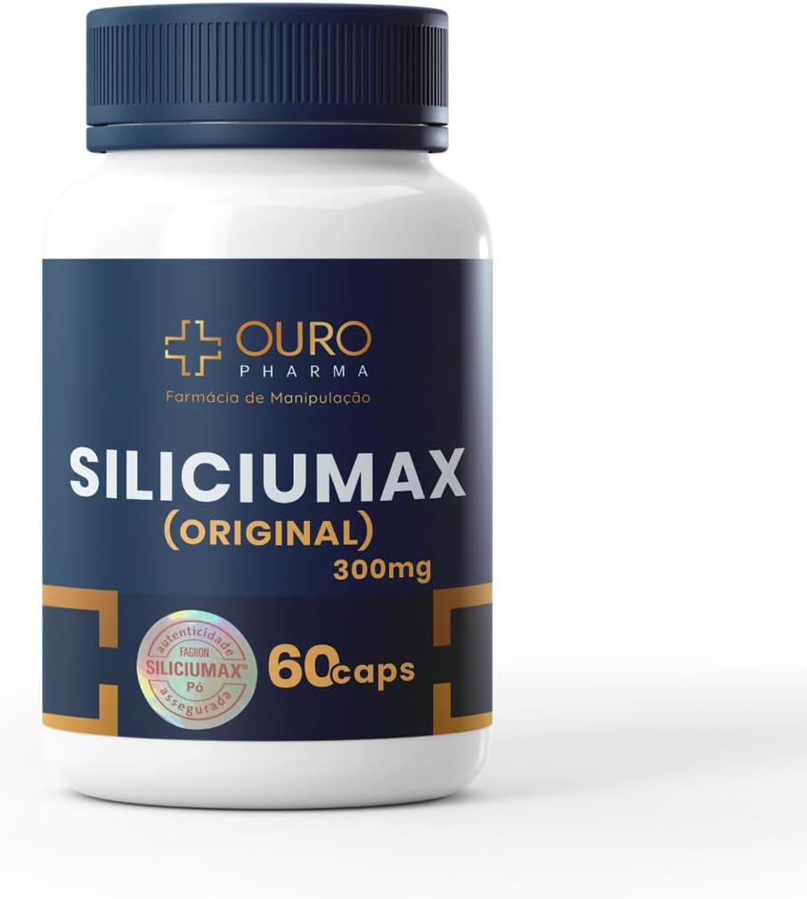 SiliciuMax-Silicio-Organico-300mg-60-capsulas.jpg SiliciuMax (Silício Orgânico) 300mg - 60 cápsulas