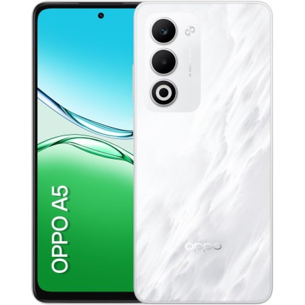 Smartphone OPPO A5 256GB 6GB RAM Bateria 6000mAh 45W 50MP AI Câmera BRANCO