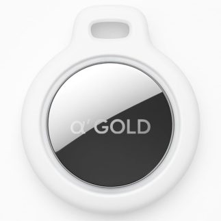 Tag Rastreador GPS Compatível com Iphone iOS (App Buscar) com Alarme Localizador Sonoro Air Bateria Duradoura, Localiza Chaves, Malas, Crianças, Pets