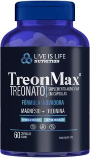 TreonMax Magnesio Treonato 500 Mg 60 Capsula puro Original
