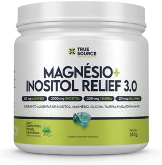 True Magnésio Inositol Relief 3.0 350g Capim Limão Hortelã