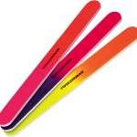 Tweezerman Lixas de unhas neon quentes, sortidas, 3 unidades