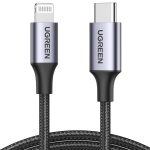 UGREEN Cabo Lightning Certificado pela MFi, 2m, Cabo USB C para Lightning Compatível com iPhone 14/14 Pro/14 Pro Max, iPhone 13/12/11/X/XR/XS/série 8, iPad 9, AirPods Pro, etc.