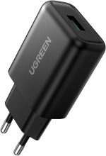 UGREEN Carregador USB 18 W para Kindle eReader, tomada USB 18 W carregador carregamento rápido compatível dji, Xiaomi Mi11/Mi10, Redmi 11/10 Galaxy S23/S22/S21/S20, Google Pixel 7Pro/6a,