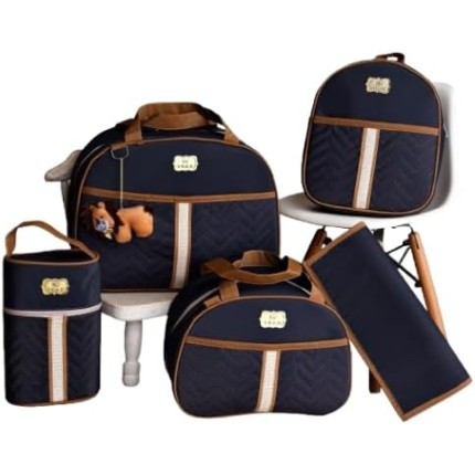 kit 5 Bolsas Mala Saída Maternidade