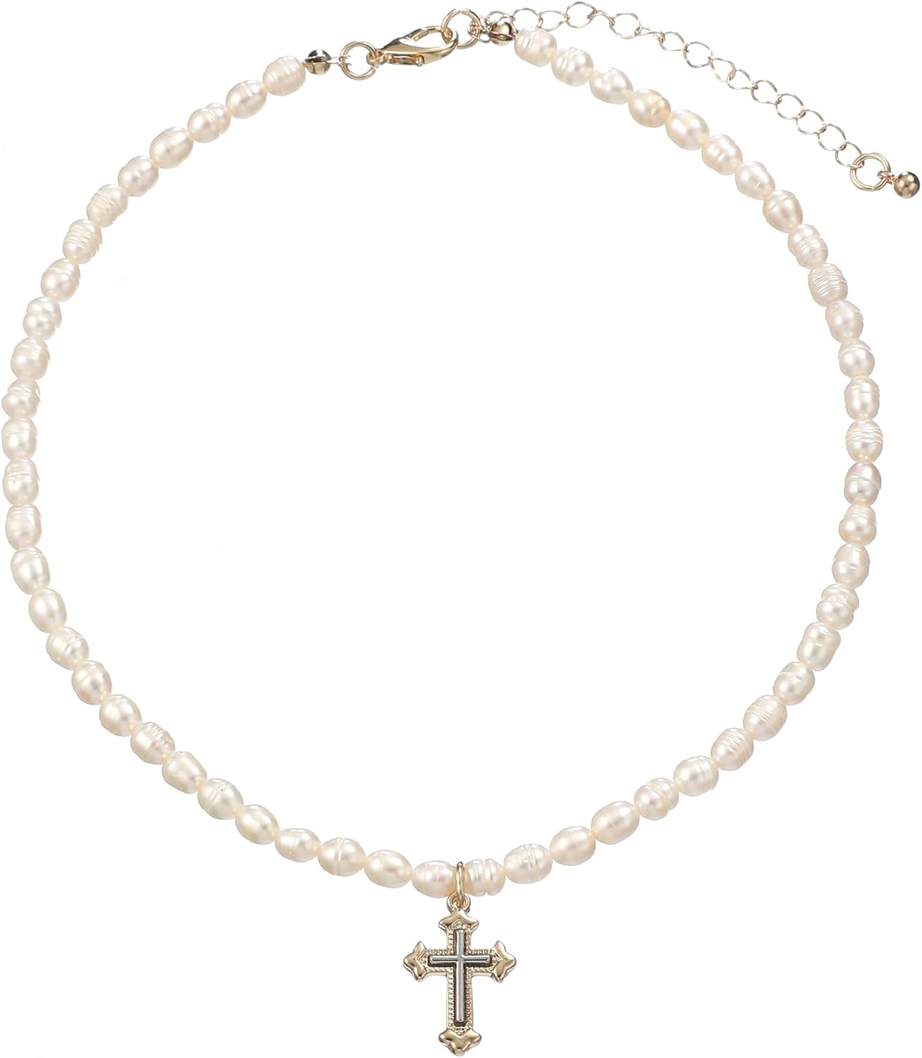 wgoud-Colar-gargantilha-feminina-de-perolas-naturais-de-agua-doce.jpg wgoud Colar gargantilha feminina de pérolas naturais de água doce, banhado a ouro 14 K, joias feitas à mão, presente