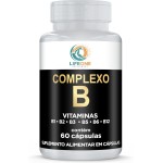 Complexo B Vitaminas B12, B6, B5, B3, B2, B1, Life One, 60 Cápsulas - Imagem 4
