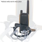 Fone De Ouvido De Silicone Entrada P1 Para Rádio Comunicador Walkie Talkie Motorola T210 T470 T38BR - Imagem 8
