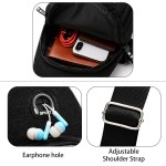 Bolsa tiracolo para mulheres e homens, mochila de ombro, bolsa mensageiro, bolsa para celular, bolsa de mão, pochete para trilhas, viagens, acampamento - Imagem 6