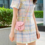 Mini bolsa transversal com franjas, elegante bolsa de ombro com borlas decorativas, bolsa de noite compacta para ocasiões especiais - Imagem 4