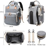 Bolsa Maternidade Multifuncional Mochila Maternidade Bolsa Maternidade Menino,Menina,Unissex - Imagem 4