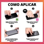 Kit Capa Capinha para Motorola G56 Anti Impacto Premium Transparente + Película Cerâmica 9D - Imagem 3