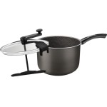 Pipoqueira Tramontina Paris Em Alumínio Com Revestimento Interno E Externo Em Antiaderente Starflon Max Chumbo 22 Cm 4,8 L - Imagem 4