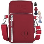 Bolsas transversais pequenas para mulheres, mini bolsas de celular carteiras de pulso bolsa de ombro bolsa de braço bolsa de viagem para mulheres e homens, C