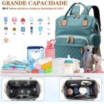 Bolsa Maternidade Multifuncional Mochila Maternidade Bolsa Maternidade Menino,Menina,Unissex - Imagem 2