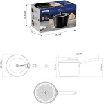 Pipoqueira Tramontina Mônaco Induction em Alumínio com Revestimento Interno e Externo Antiaderente Starflon Premium Preto 22 cm 5,4 L - Imagem 8