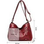 Bolsas transversais femininas com vários bolsos, bolsas femininas - Imagem 2
