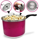 Panela Pipoqueira Nº 20 Alumínio Rosa Pink com Tampa de Vidro 4 Litros – Praticidade e Qualidade! - Imagem 3