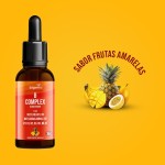 B Complex Ultra Vegan, Vitaminas do Complexo B em Gotas, Sabor Frutas Amarelas, 30ml, Bigens (Kit 2) - Imagem 4