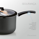 Panelux Pipoqueira Antiaderente Grafite Premium - Imagem 4