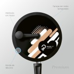 Panelux Pipoqueira Antiaderente Grafite Premium - Imagem 5